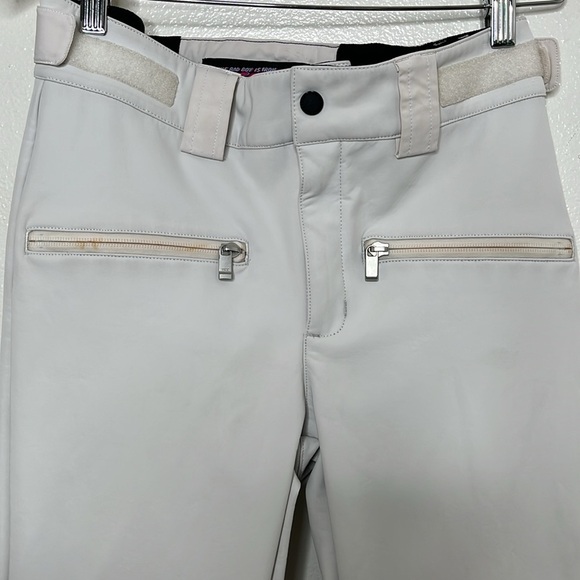 OOSC White Ski Snow High Waisted Pants Women Size S BLEMISH - Picture 3 of 5